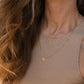 Emanco stainless steel DIY letter necklace niche premium collarbone chain European and American popular box chain jewelry wholesale