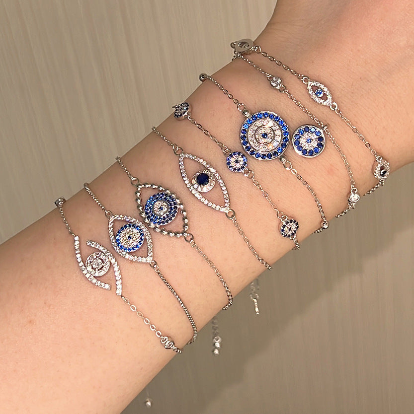 Open Evil Eye Bracelet - Elm Studio