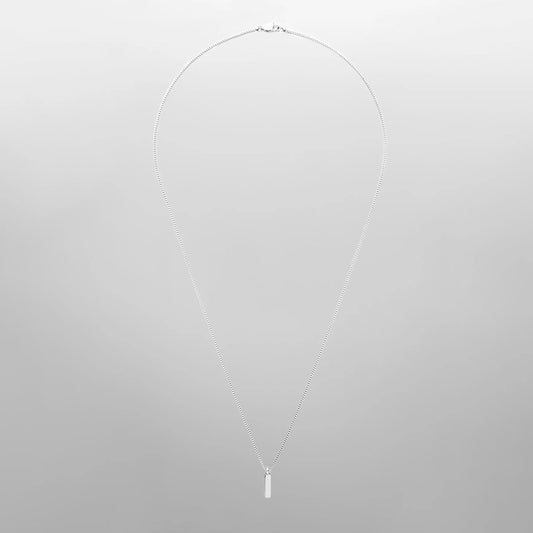Box Chain Tag Necklace