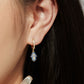 Hand of Hamsa Huggie Earrings - Elm Studio