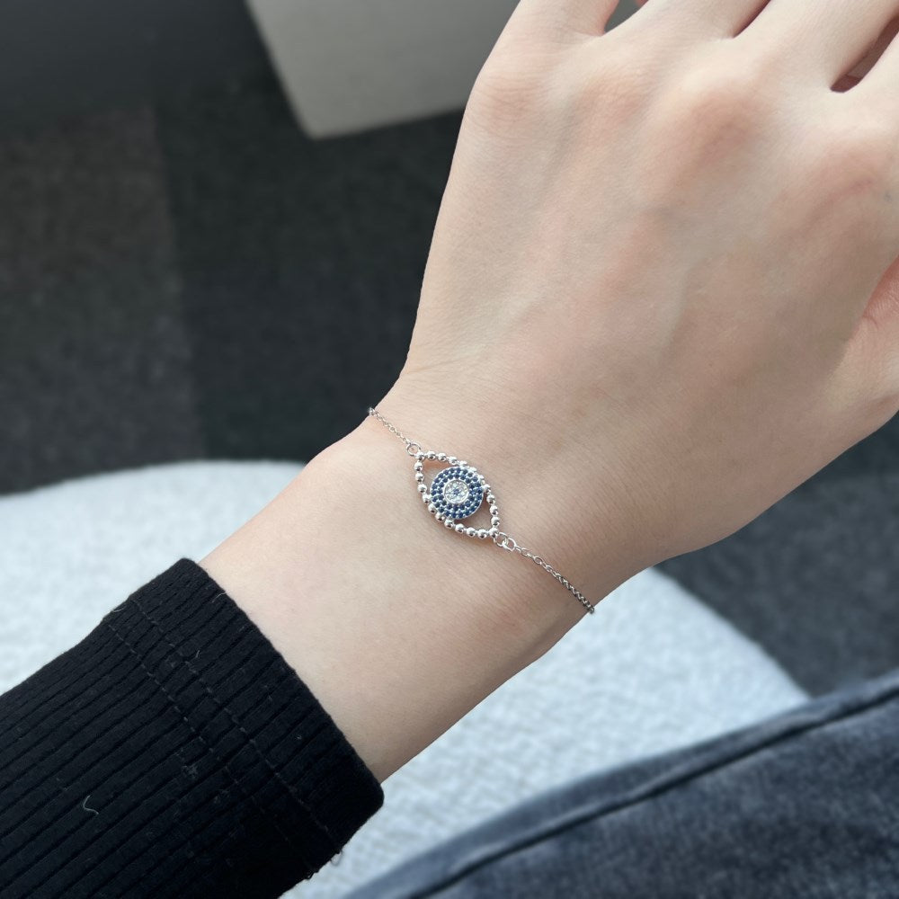 Open Evil Eye Bracelet - Elm Studio