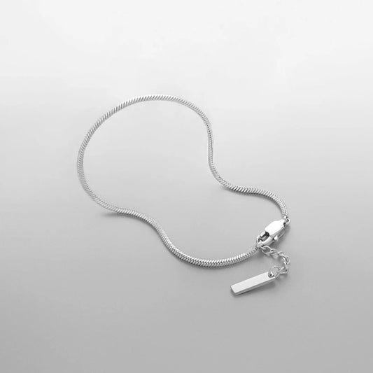 Box Chain Tag Bracelet