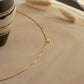 Emanco stainless steel DIY letter necklace niche premium collarbone chain European and American popular box chain jewelry wholesale