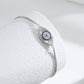 Silver zirconia bracelet