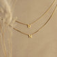 Emanco stainless steel DIY letter necklace niche premium collarbone chain European and American popular box chain jewelry wholesale