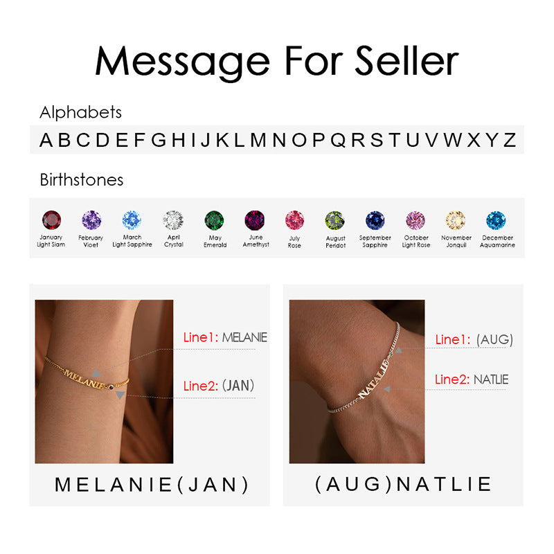 Custom Name Bracelet