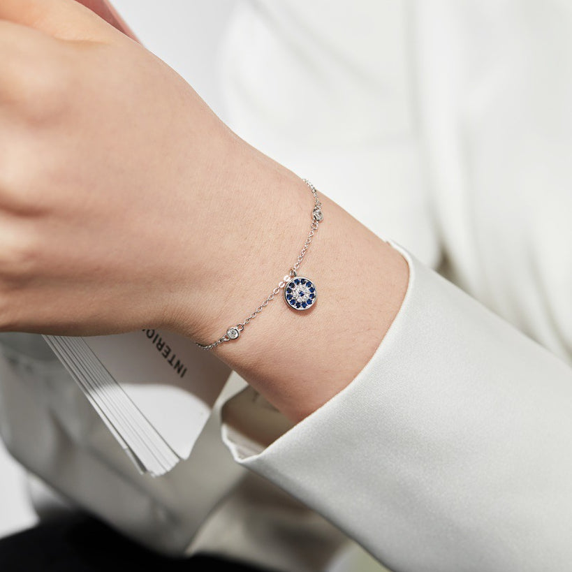 Dangle Evil Eye Bracelet - Elm Studio