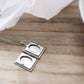 Book Locket Necklace with Customized Engraving, Vintage Silver Pendant with Picture and Initials, Graduation and Proposal Jewelry Gift.