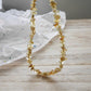 Citrine Necklace, Citrine Choker, Citrine Jewelry, Beaded Necklace, Chip Choker,November Birthstone