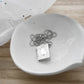 Book Locket Necklace with Customized Engraving, Vintage Silver Pendant with Picture and Initials, Graduation and Proposal Jewelry Gift.
