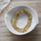 Citrine Necklace, Citrine Choker, Citrine Jewelry, Beaded Necklace, Chip Choker,November Birthstone